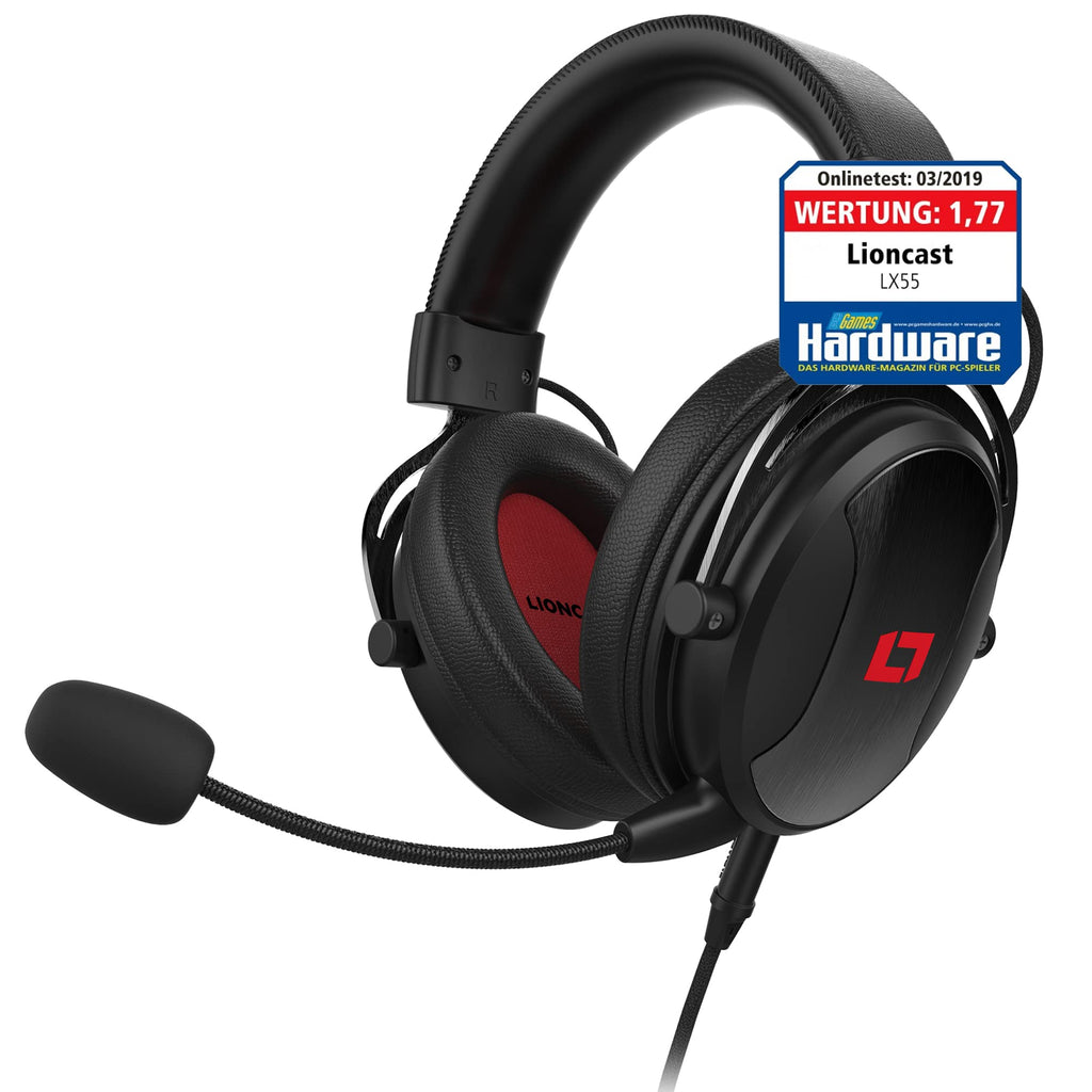 Lioncast LX55 Gaming Headset mit Mikrofon [Lioncast]