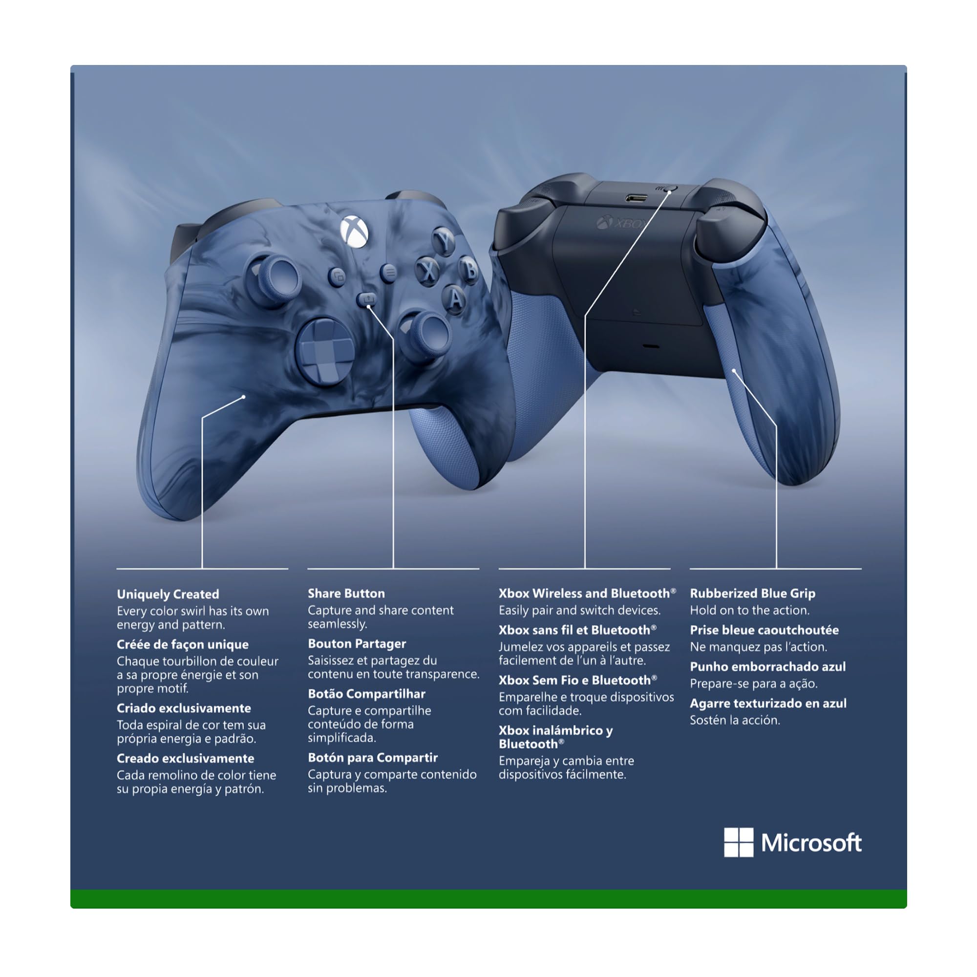 Controller SX Original Wireless Series Stormcloud Vapor
