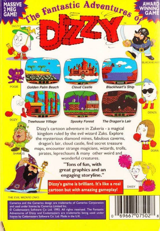 The Fantastic Adventures of Dizzy (US)