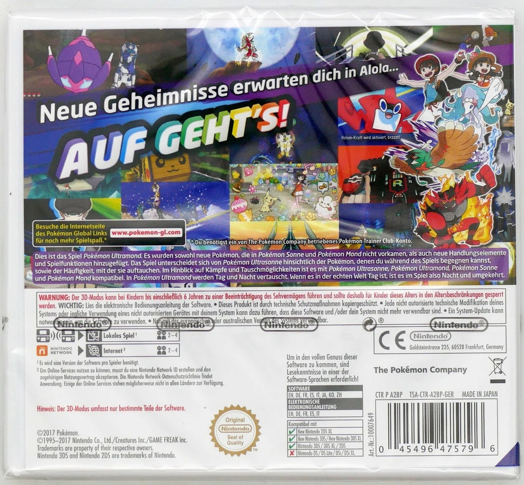 Pokémon Ultrasonne (DE) · Sammlerstück