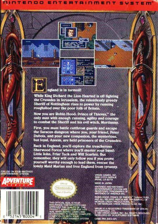 Robin Hood: Prince of Thieves (US)