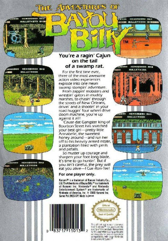 The Adventures of Bayou Billy (US)