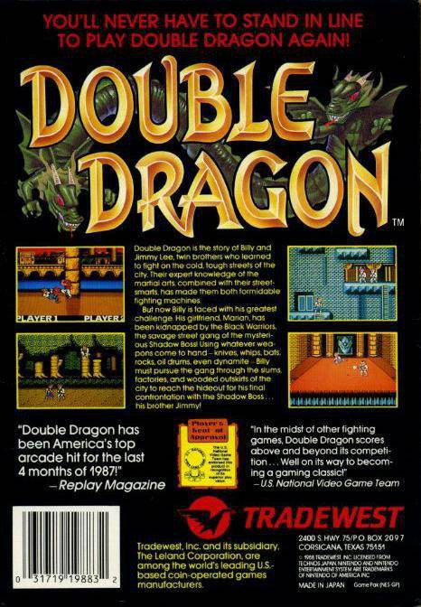 Double Dragon 1 (US)