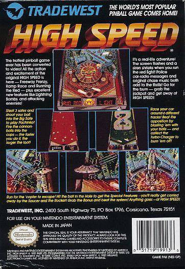 High Speed: World's 1 Pinball (US)