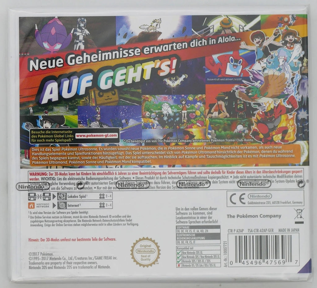 Pokémon Ultrasonne (DE) · Sammlerstück