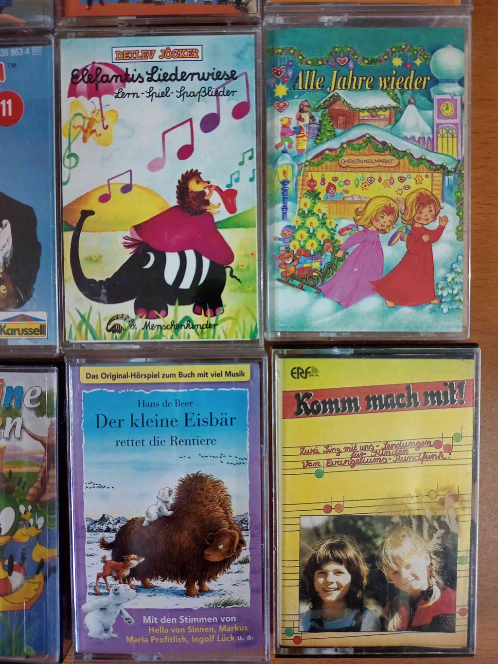 MC Kassetten-Set S38: Alf, Spongebob, Der kleine Eisbär Kinder Karussell Sammlung Tape