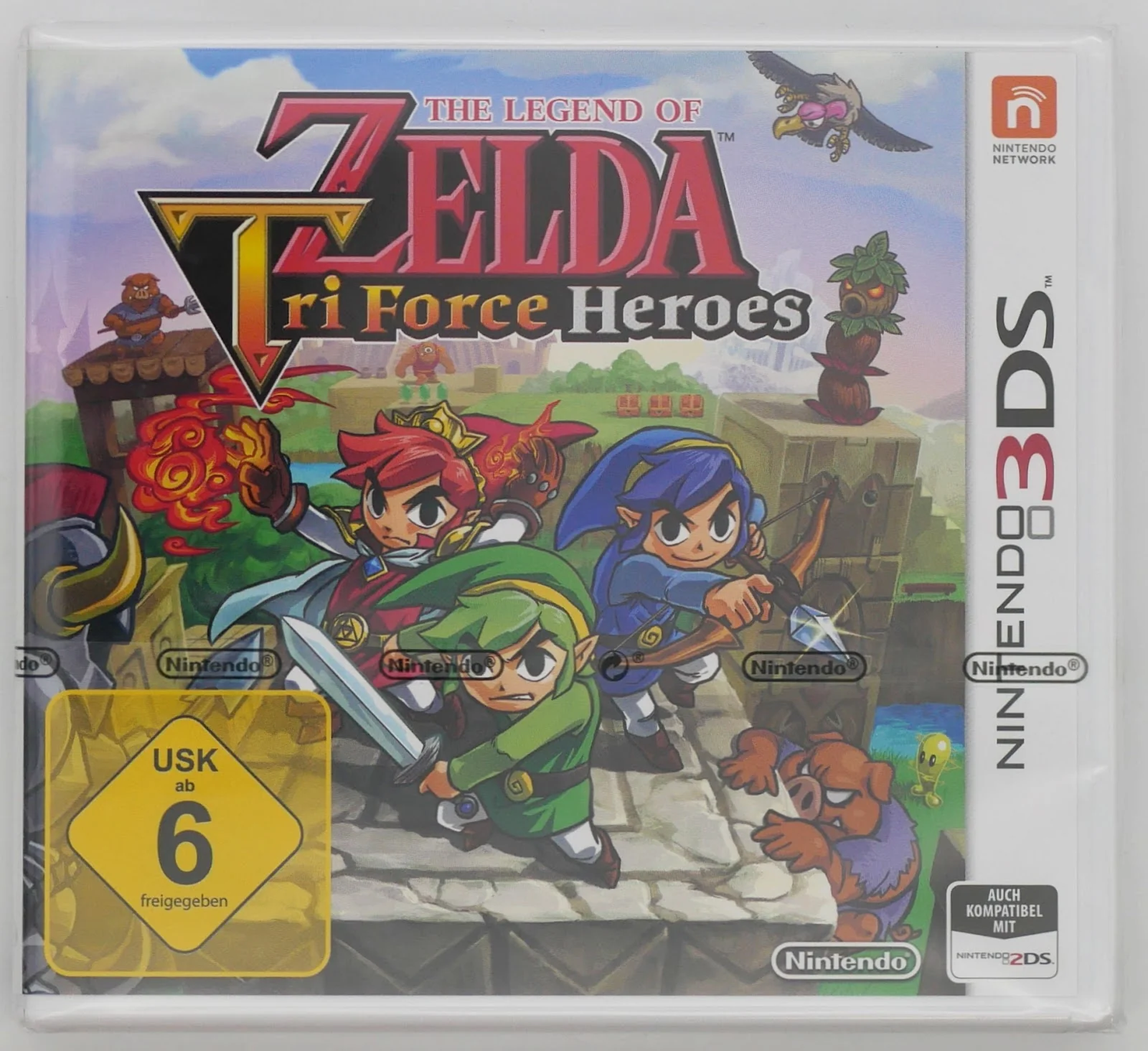 The Legend of Zelda: Tri Force Heroes Pixel Grading SEALED 90+ 56335615 (DE) · Sammlerstück