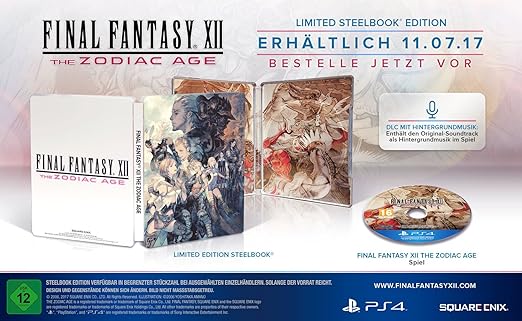 Final Fantasy XII: The Zodiac Age Limited (sehr gute (DE) — Steelbook