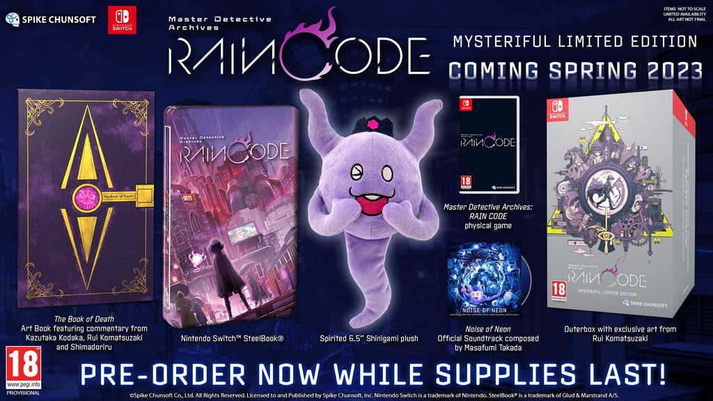 Master Detective Archives: Rain Code Mysteriful Limited Edition (DE) — Big Box