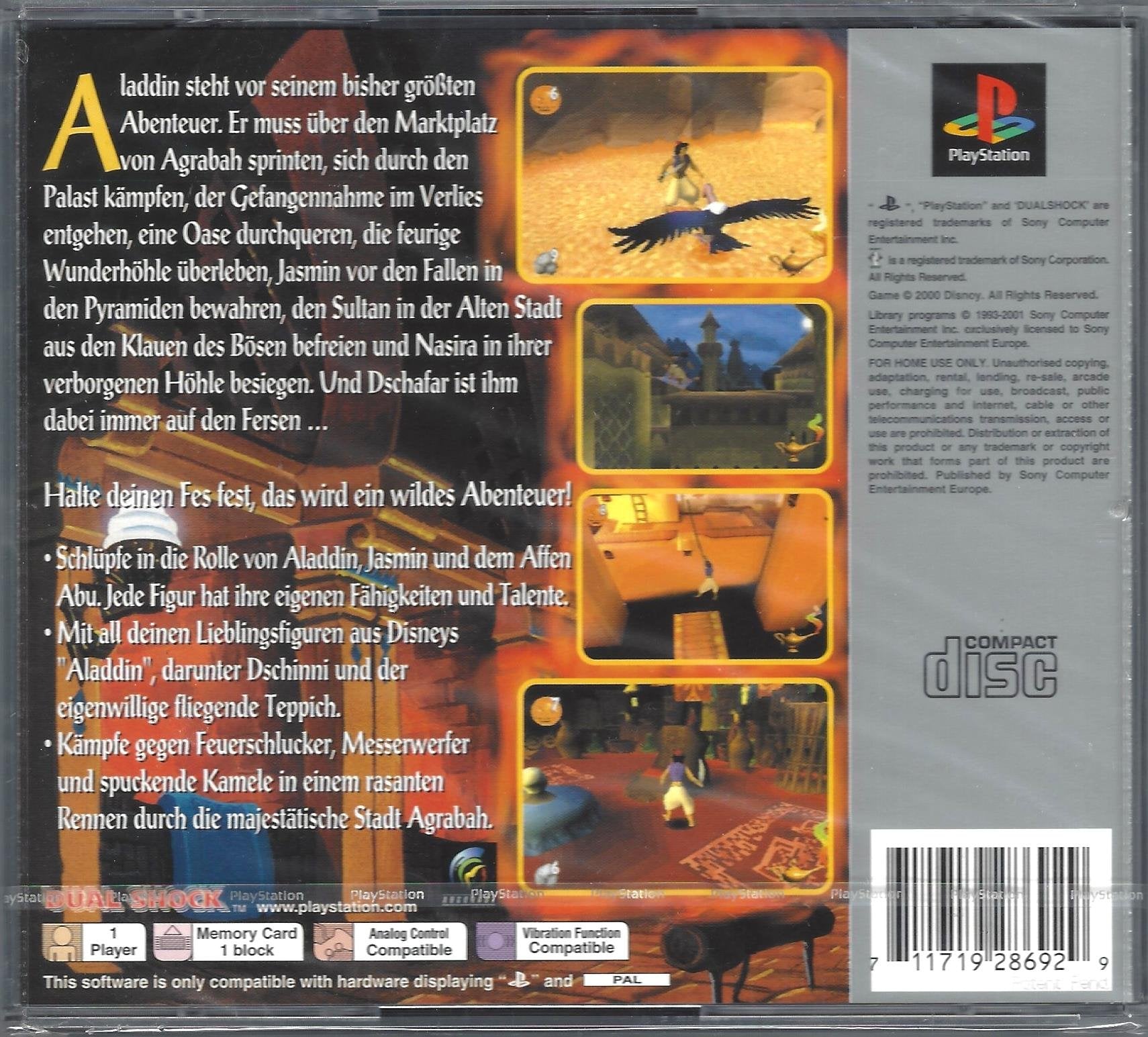 Disney's Aladdin: Nasiras Rache (DE) — Platinum