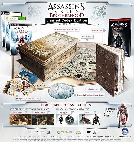 Assassin's Creed Brotherhood Limited Codex Edition (AT) — Big Box