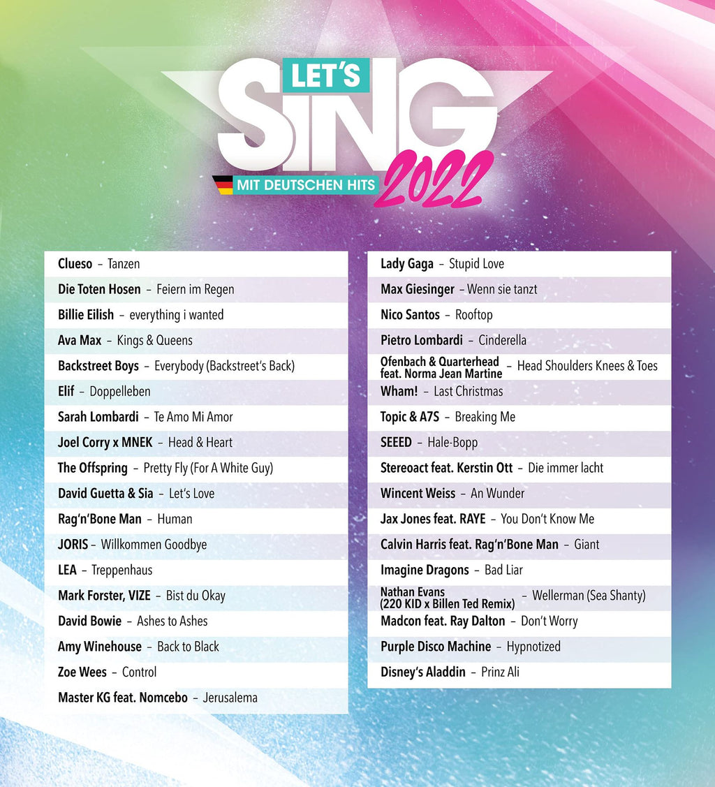 Let's Sing 2022 mit deutschen Hits (AT)