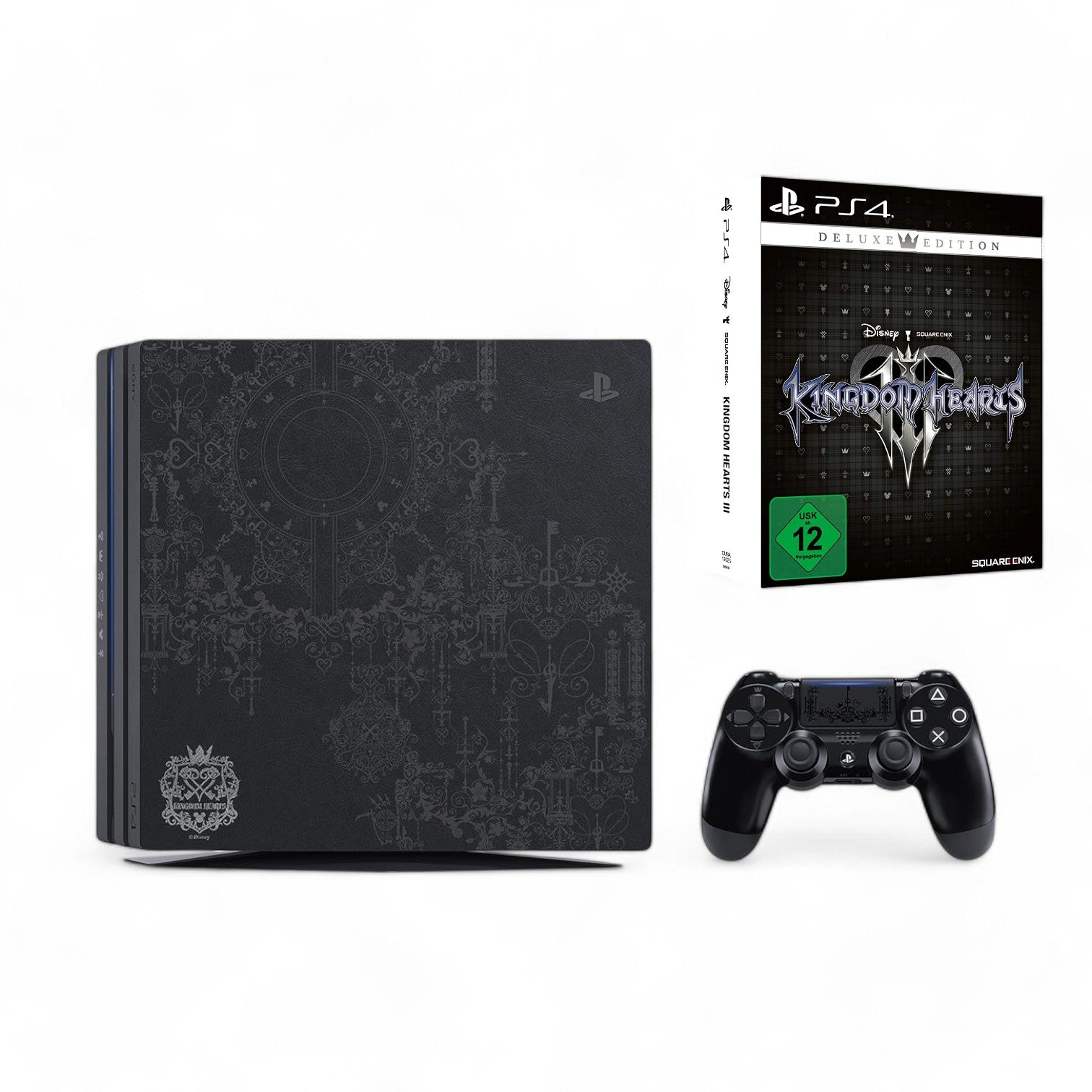 Konsole Pro 1TB Kingdom Hearts III + Spiel + Original Controller — Limited Edition
