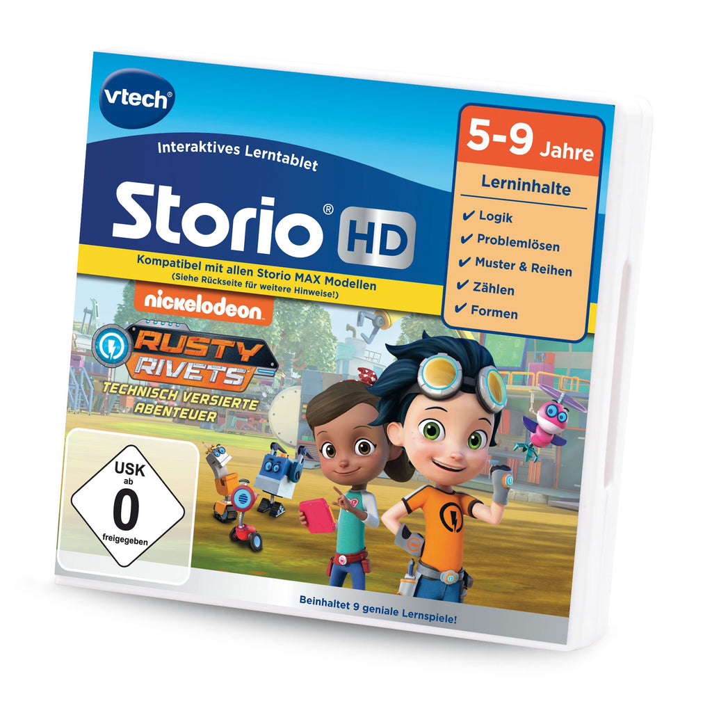 Vtech 80-271304 Rusty Rivets HD Lerntablet; Tablet für Kinder; Kindertablet mehrfarbig [Vtech]