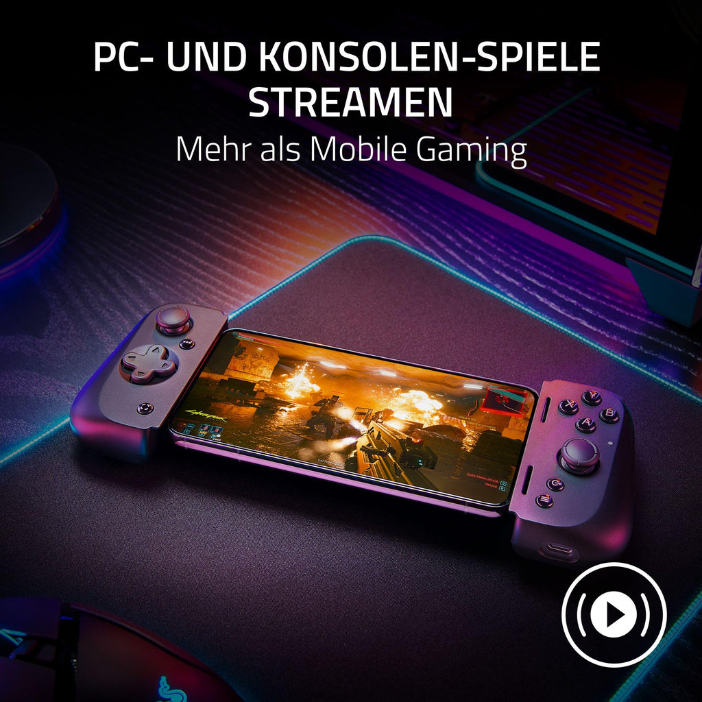 Wireless Controller Kishi V2 USB-C für iPhone und Android schwarz [Razer]