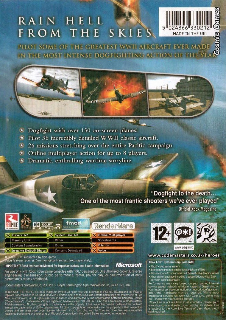 Heroes of the Pacific (GB)