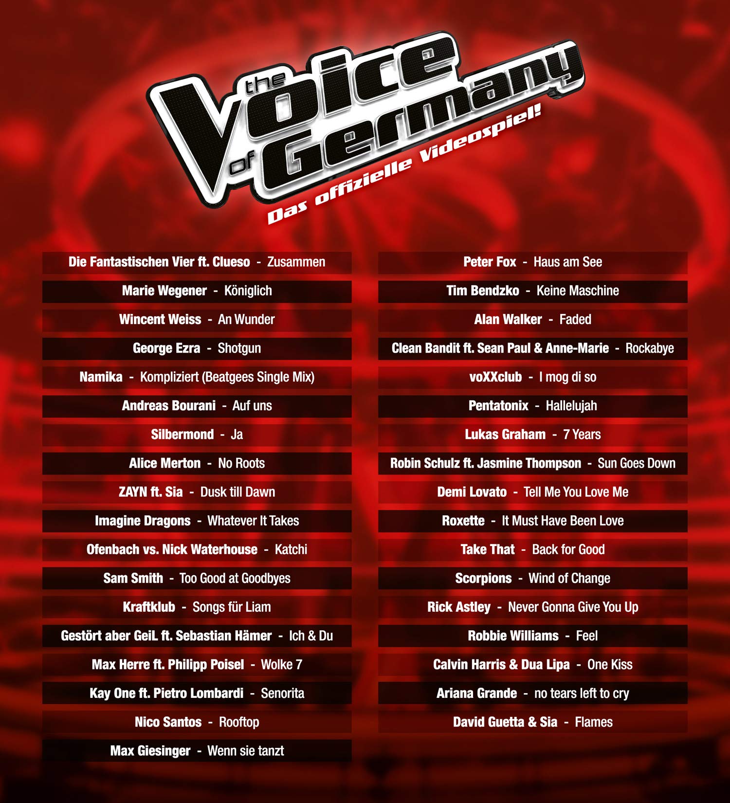 The Voice of Germany: Das offizielle Videospiel (DE)