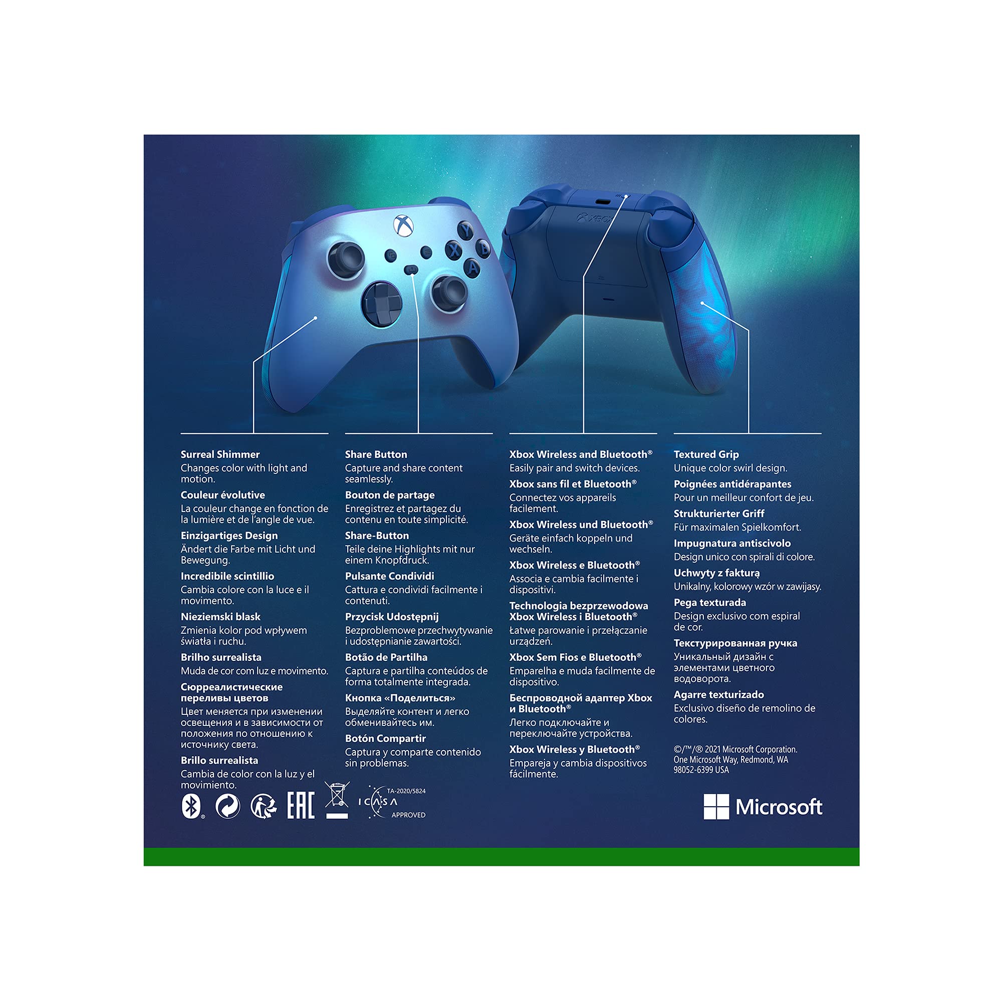 SA 2010: Original Wireless Controller Aqua Shift SONSTIGES