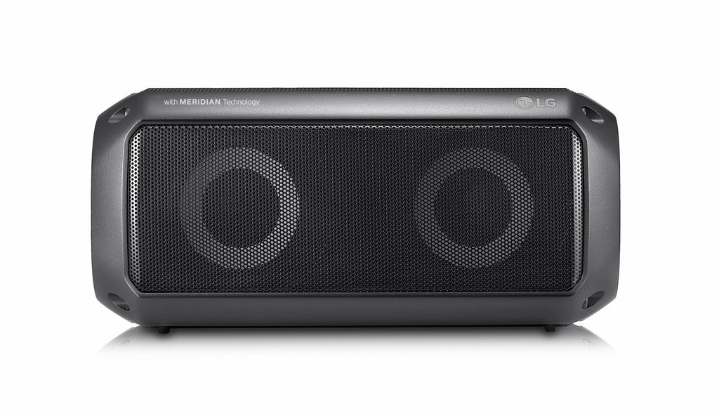 LG PK3 Outdoor Bluetooth Lautsprecher mit Meridian Technologie Schwarz [LG]