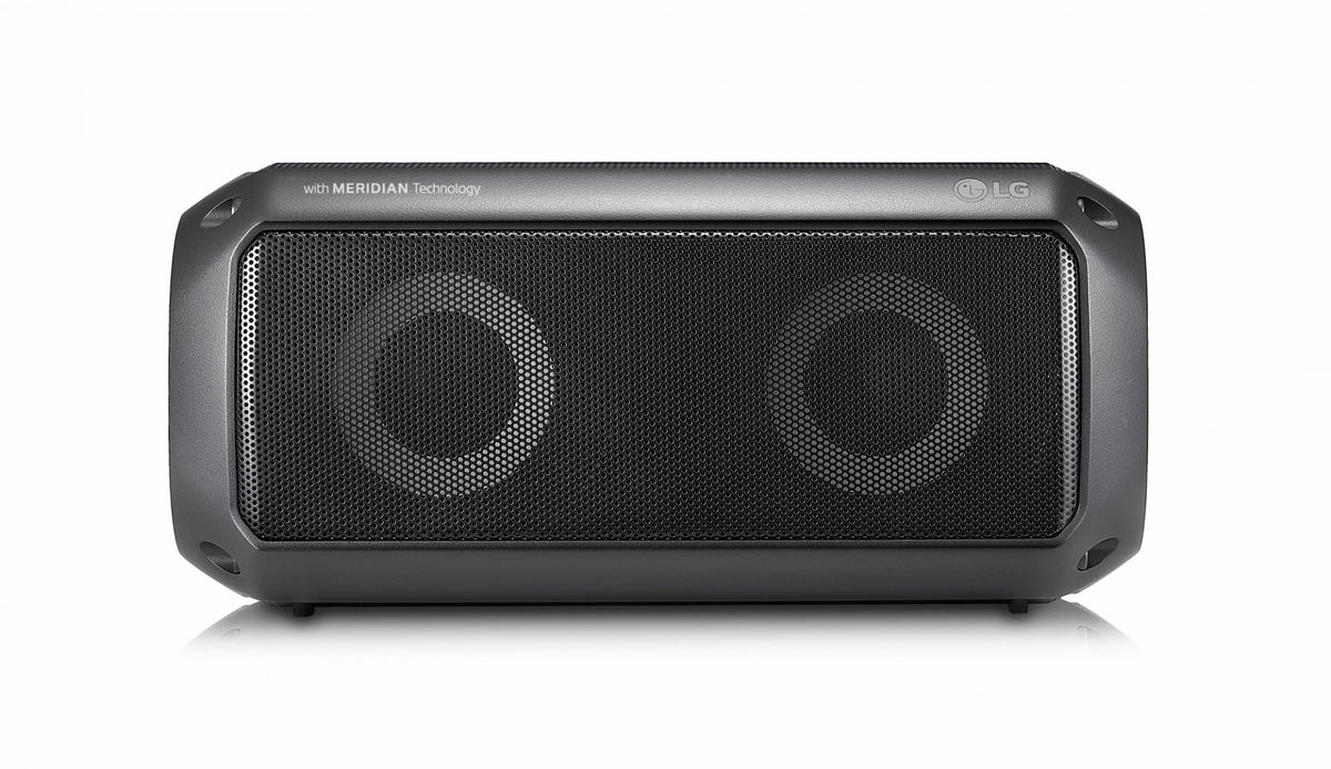 LG PK3 Outdoor Bluetooth Lautsprecher mit Meridian Technologie Schwarz [LG]