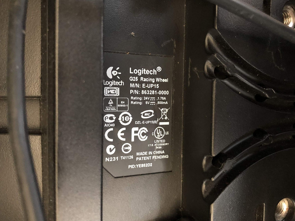 Logitech G25 Racing Wheel PC + PS2/PS3 Lenkrad schwarz [Logitech G]