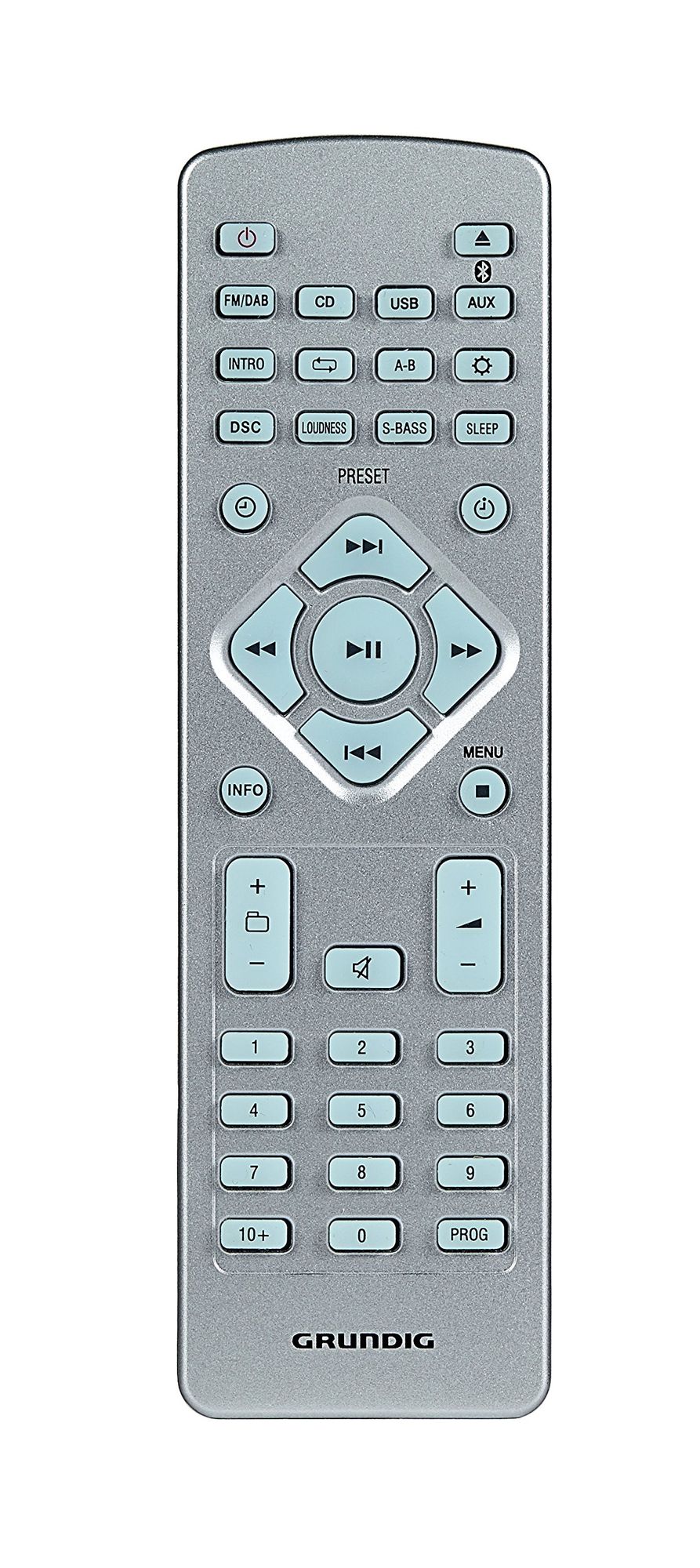 Design Micro Anlage M 1200 DAB+ silber [Grundig]