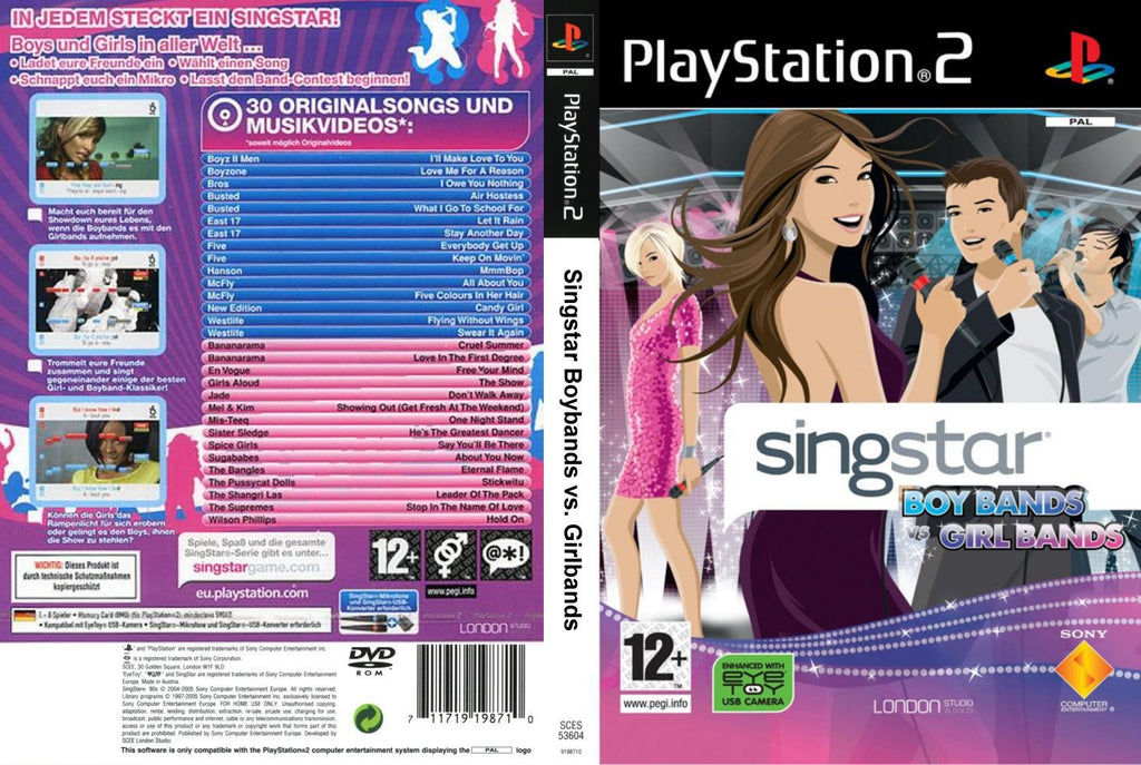 SingStar Boy Bands vs Girl Bands (FR)