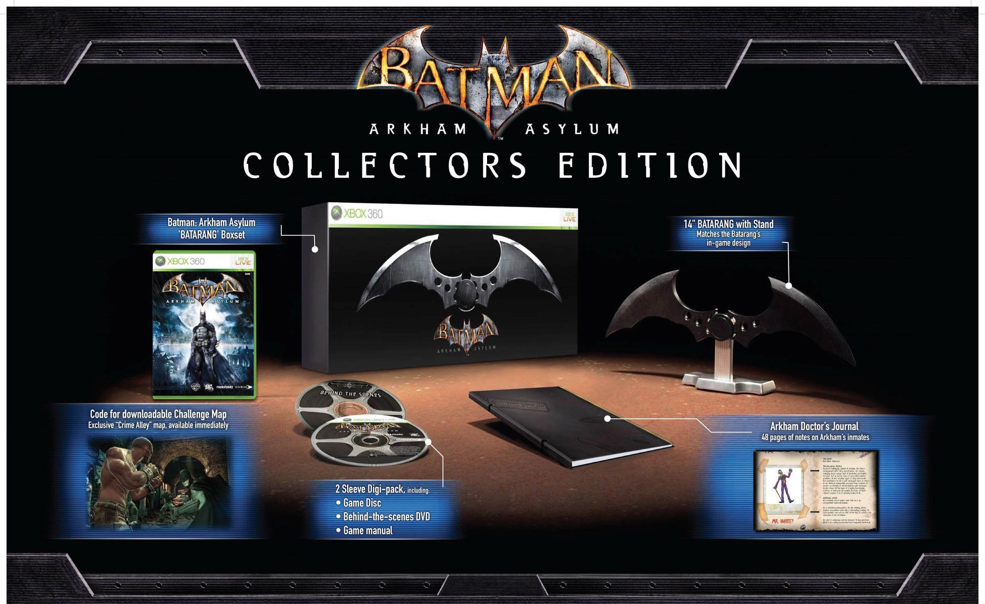 SA 2049: Batman: Arkham Asylum (GB) — Collector's Edition