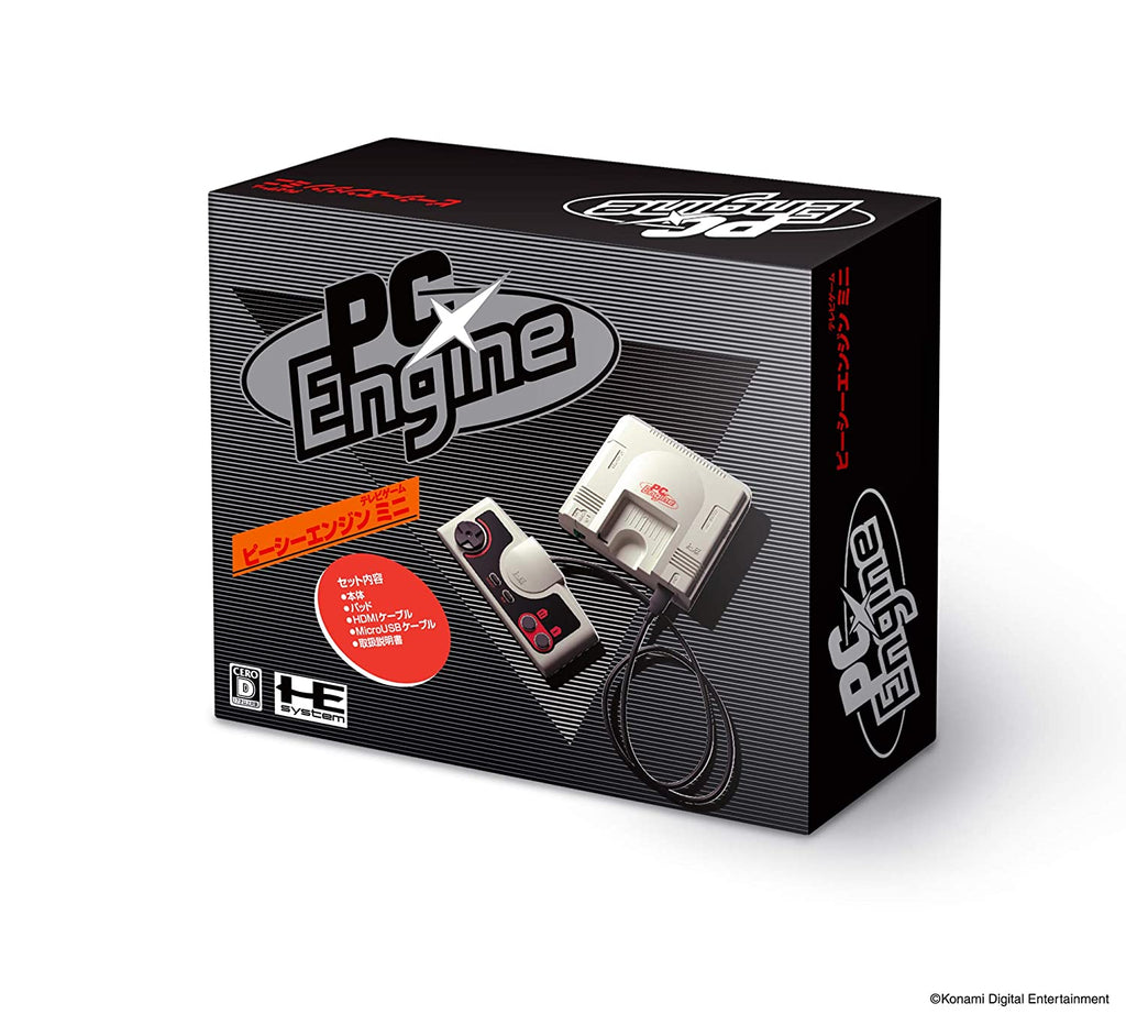 Konsole PC Engine Mini + Original Controller + Zubehör (JP)