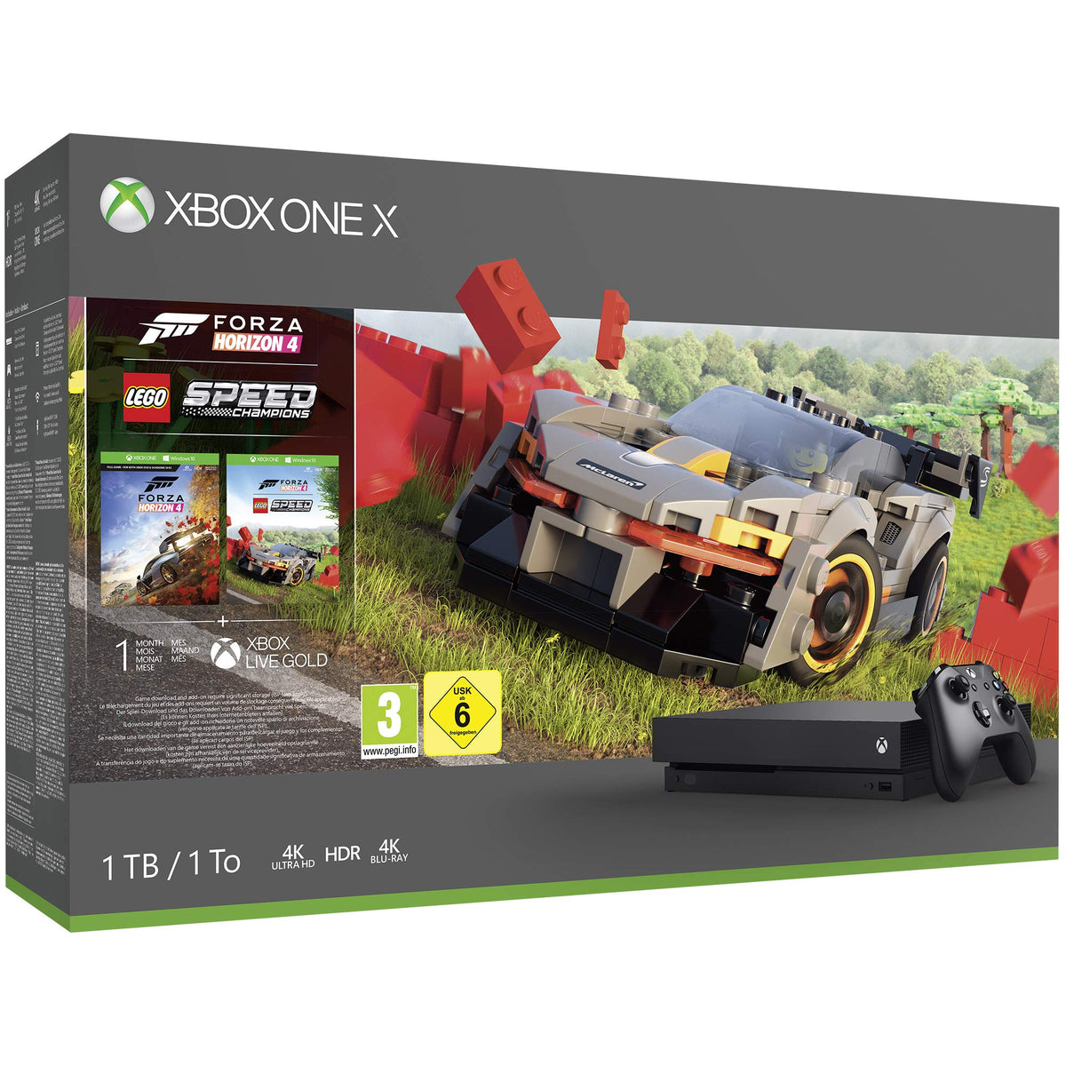 X konsole: 1TB + Forza Horizon 4 LEGO Speed Champions (DE)