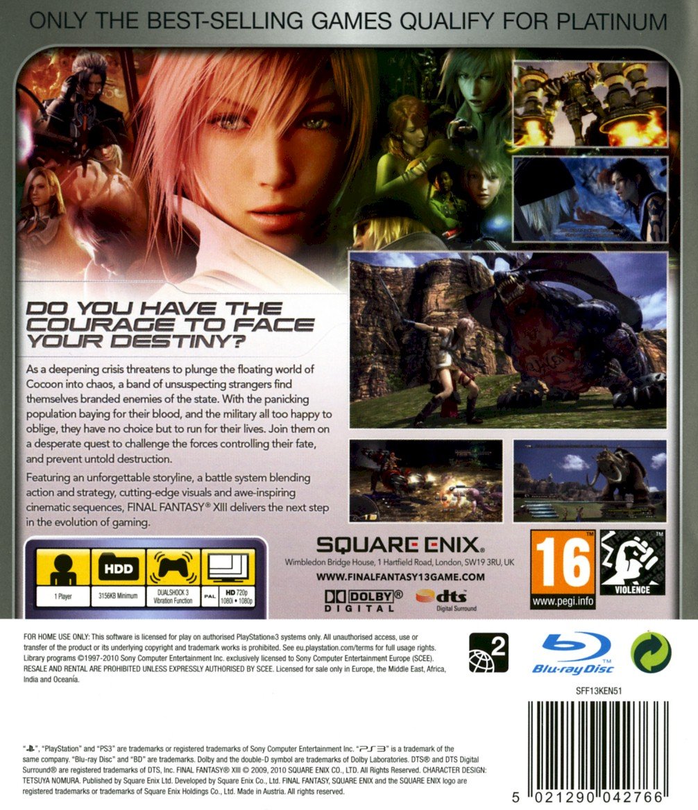 Final Fantasy XIII [Platinum] (GB)