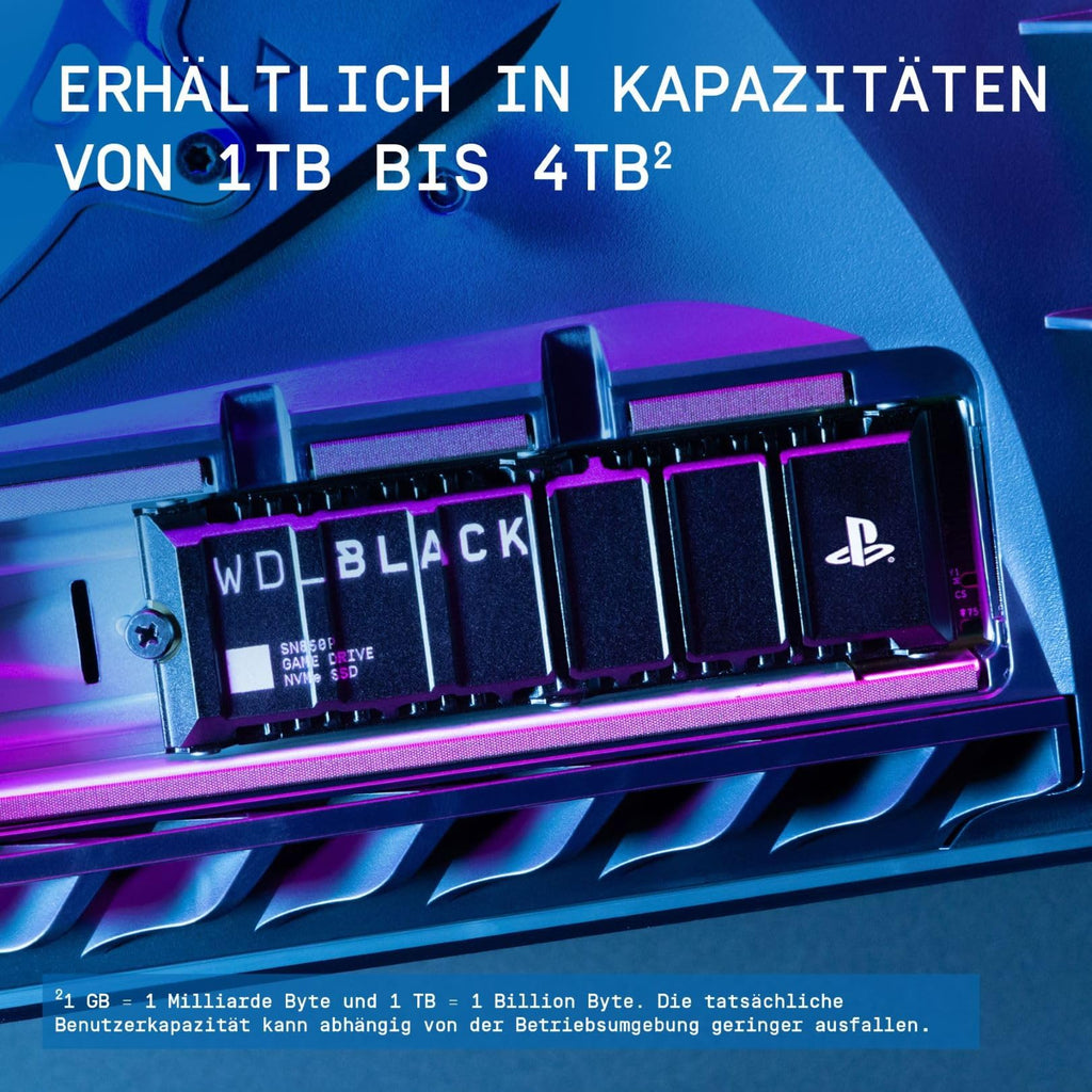1TB SSD NVMe Speichererweiterung Festplatte Memorycard für Konsole X S [WD_BLACK]