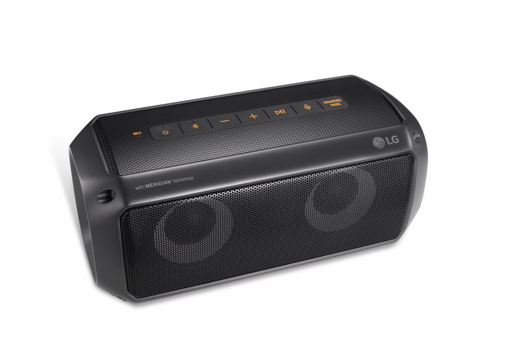LG PK3 Outdoor Bluetooth Lautsprecher mit Meridian Technologie Schwarz [LG]