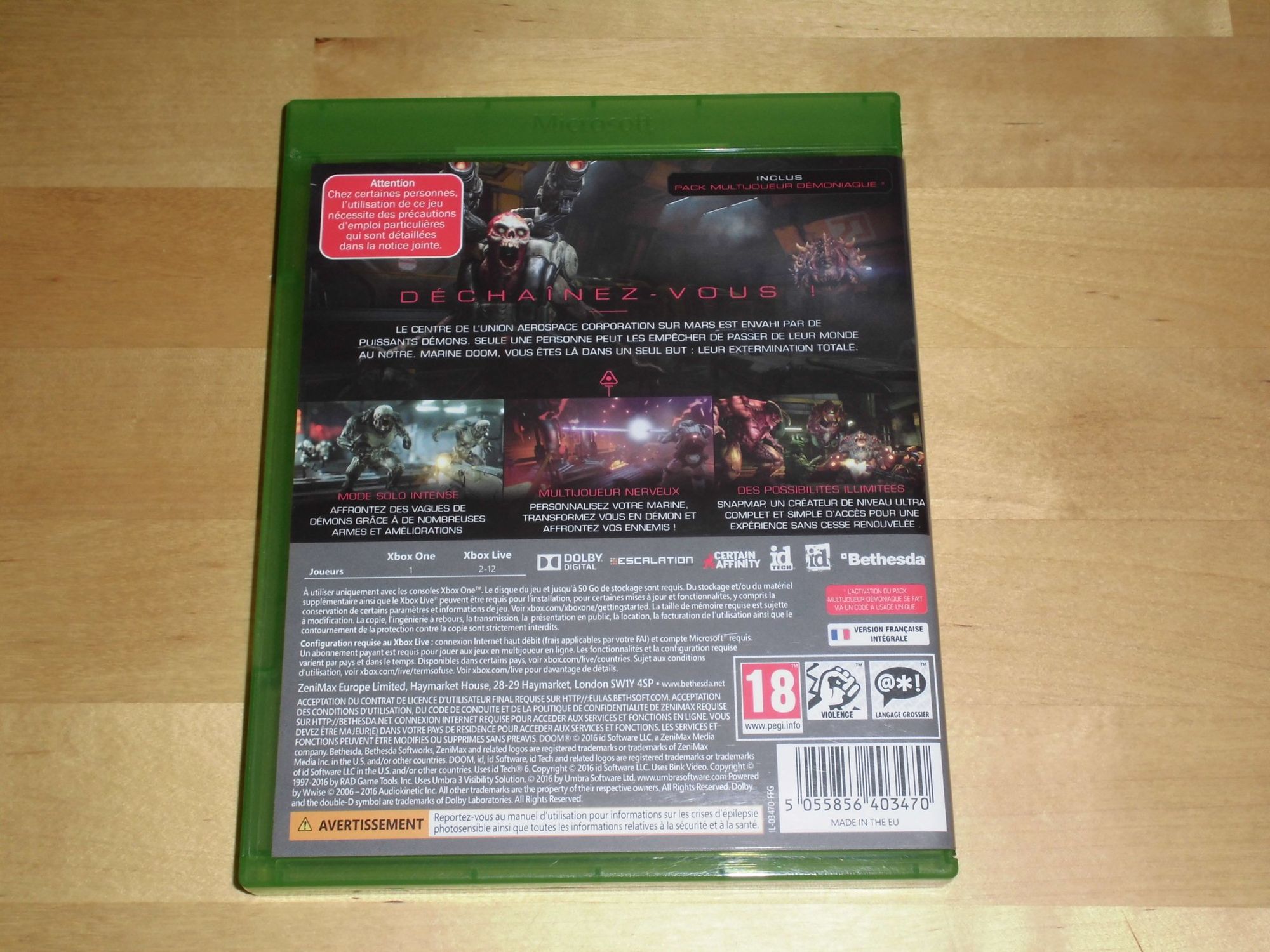 Doom 2016 (FR) — Day One Edition
