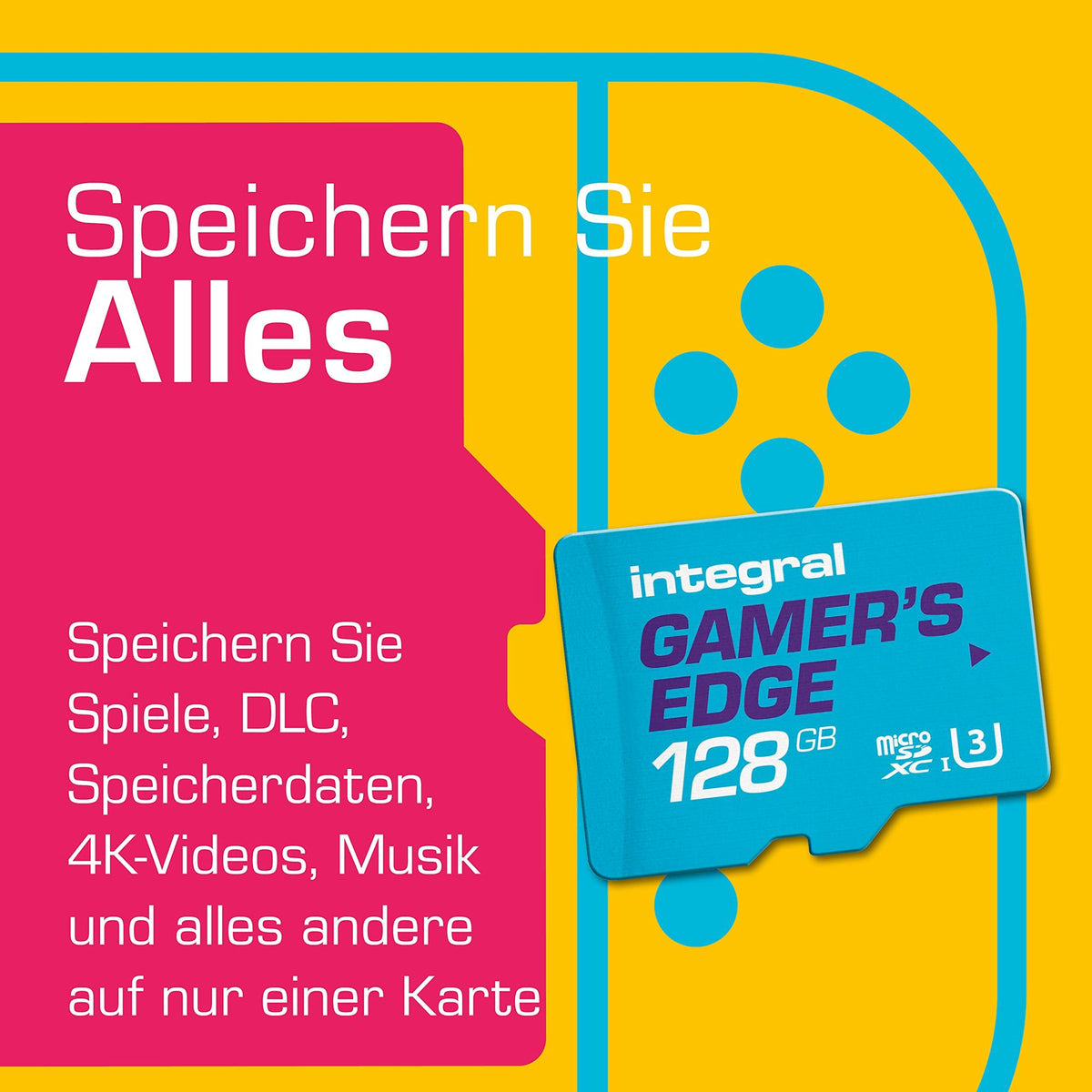 128GB Gamer's Edge Micro SD Card [Integral]