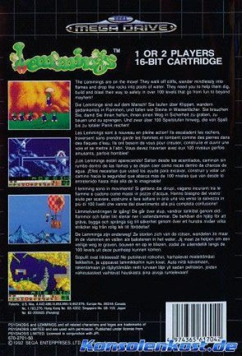 Lemmings 1: The Action Puzzle (EU)