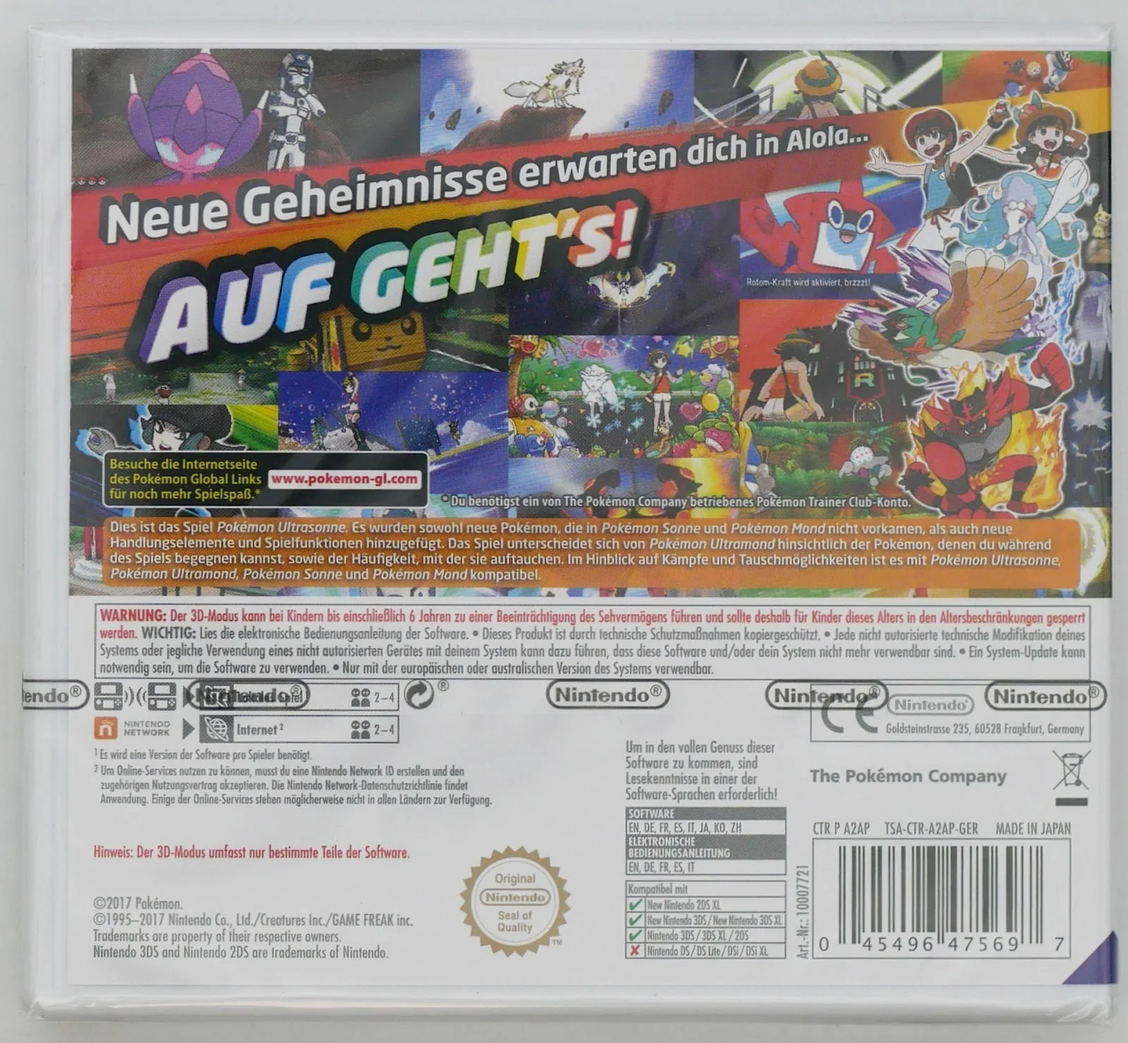 Pokémon: Ultrasonne (DE) · Sammlerstück