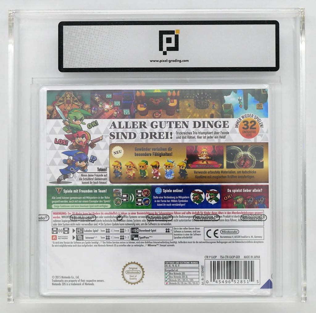 The Legend of Zelda: Triforce Heroes Pixel Grading SEALED 90+ 96541349 (DE) · Sammlerstück