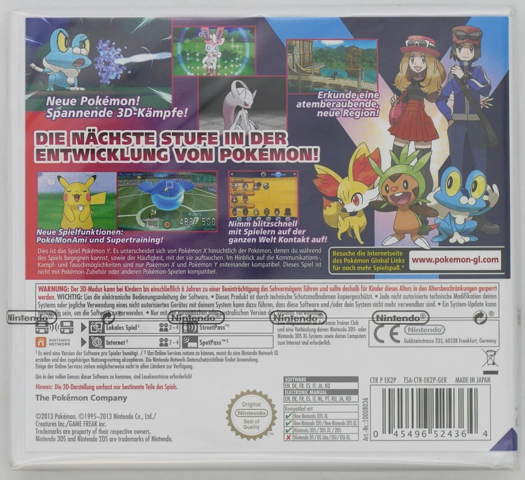 Pokémon Y Pixel Grading SEALED 85+ 57198012 (DE) · Sammlerstück