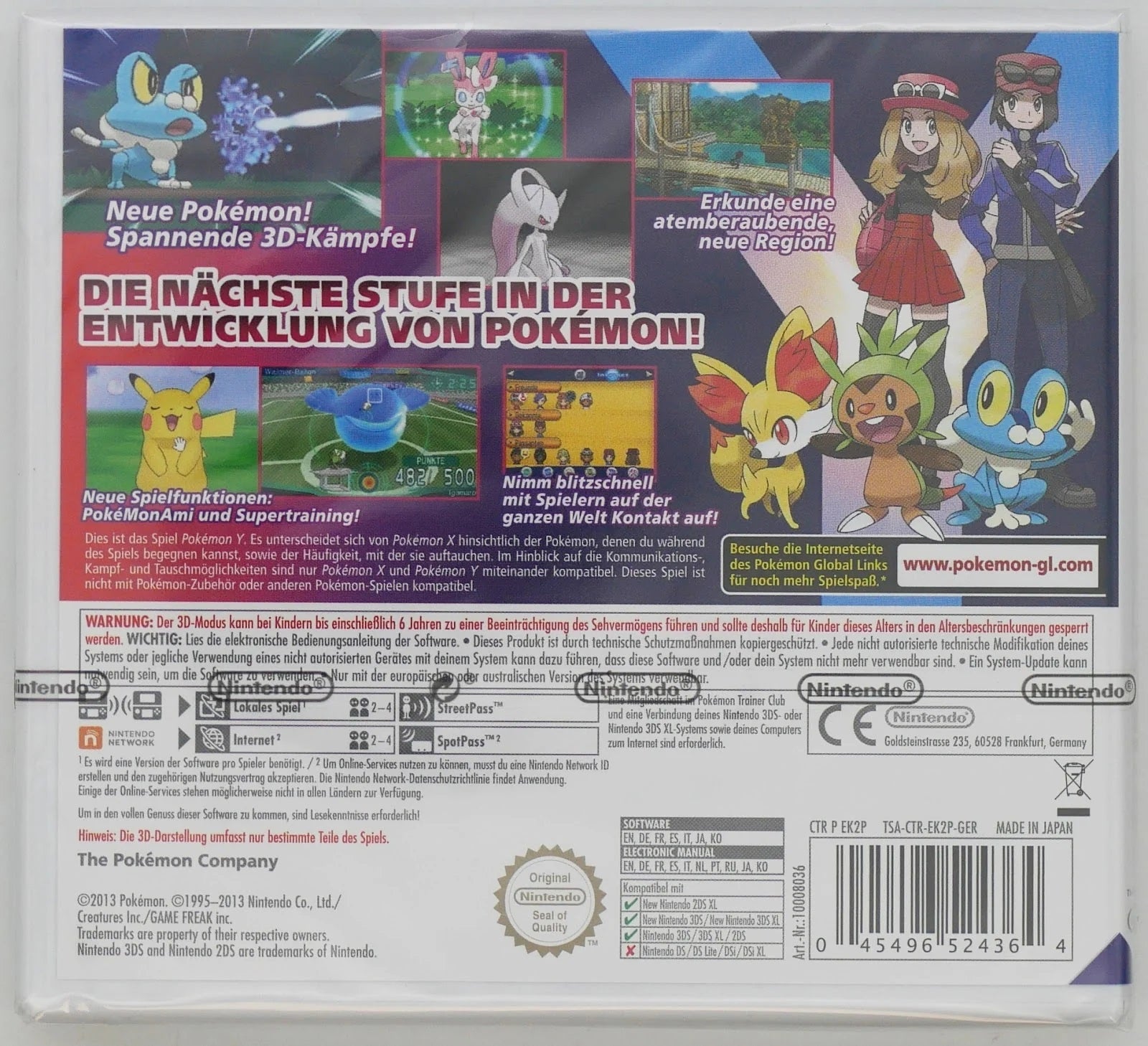 Pokémon Y Pixel Grading SEALED 85+ 75587485 (DE) · Sammlerstück