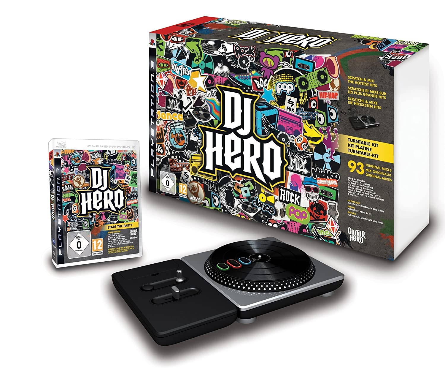 DJ Hero + Turntable — Big Box