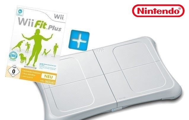 Original Balance / Fitness Board inkl. Spiel Wii Fit Plus weiß [Nintendo]
