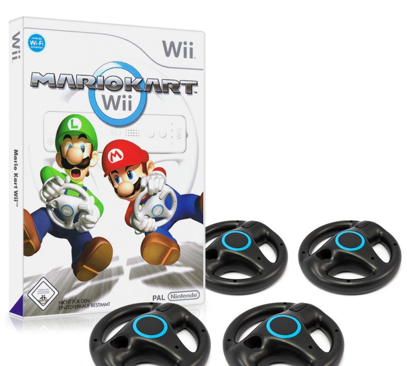 Bundle: Mario Kart + 4 Lenkräder
