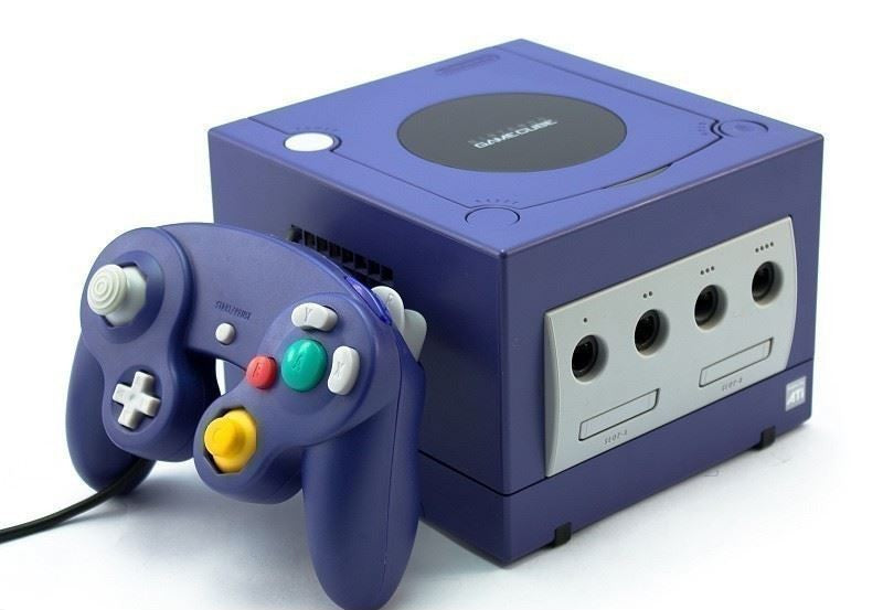 Konsole lila + Controller