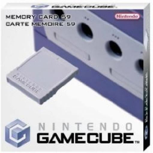Original Nintendo 59 Memorycard / Speicherkarte grau DOL-008