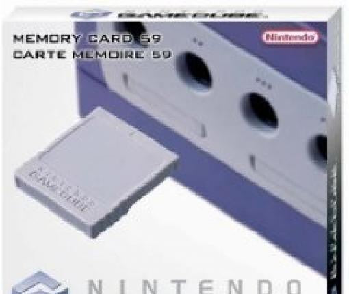 Original Nintendo 59 Memorycard / Speicherkarte grau DOL-008