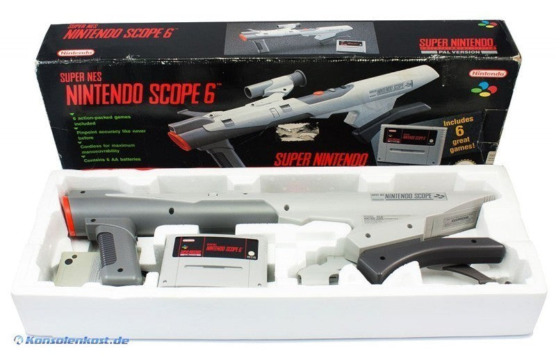 Nintendo Scope Bazooka + Super Scope 6