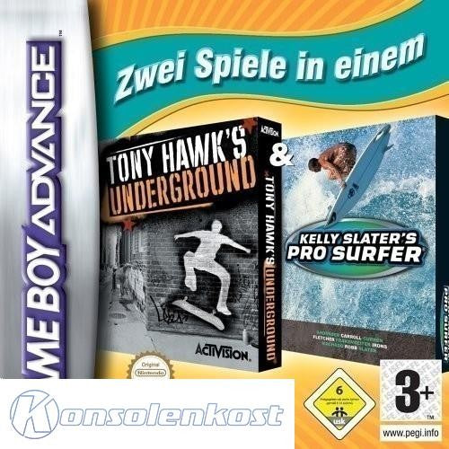 2 in 1: Tony Hawk's Underground & Kelly Slater Pro Surf