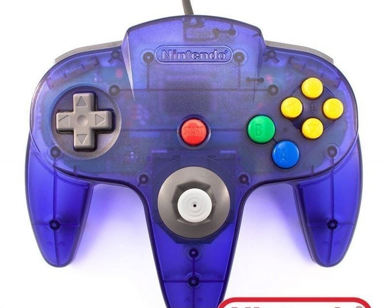 Original Controller Ocean Blue / violett-transp. NUS-005