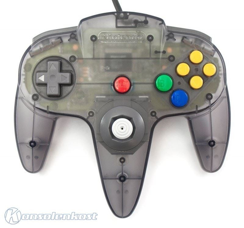 Original Controller Smoke Black / schwarz-transp. NUS-005 [Nintendo]